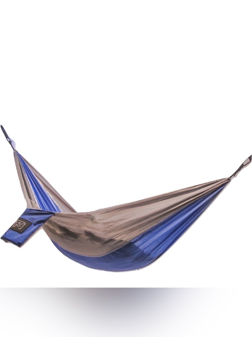 Lightweight Camping Hammock in Blue and Gray